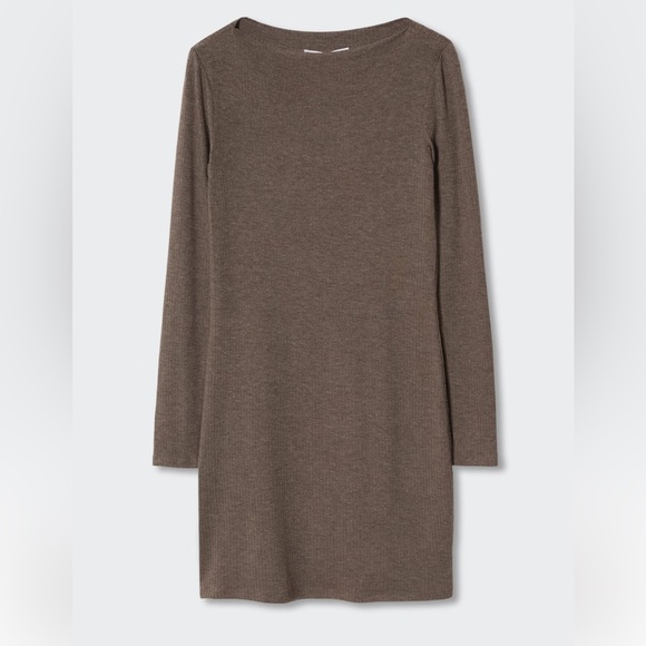 Mango Ribbed Short Dress - Picture 4 of 9